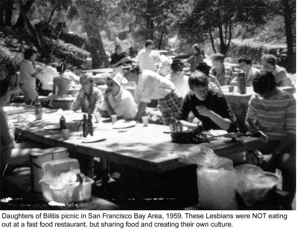 Daughters of Belitis picnic, 1959, Bay Area